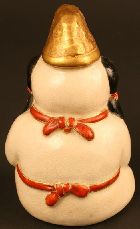 19th Century Japanese Porcelain Sculpture of Kintaro