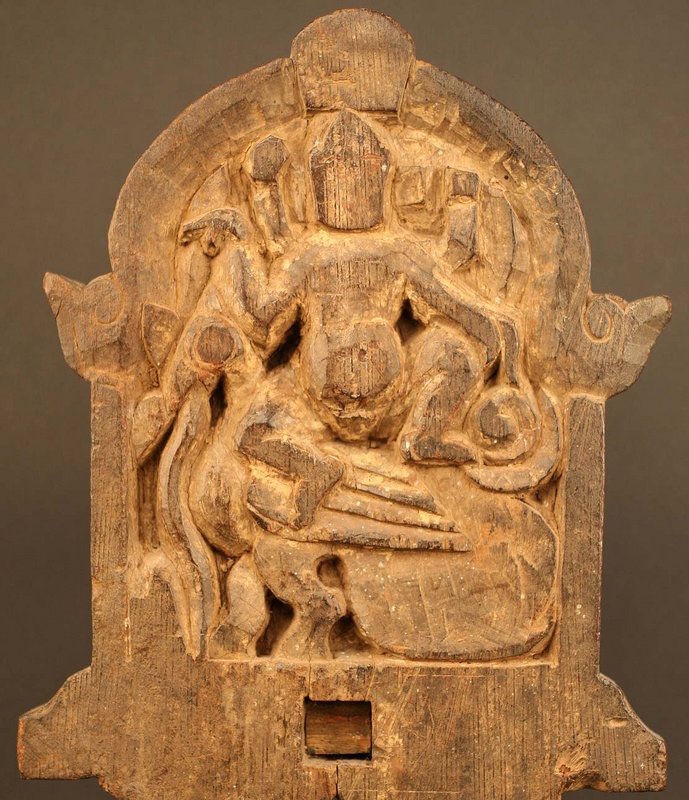 19th Century Indian Processional Panel from Tamil Nadu