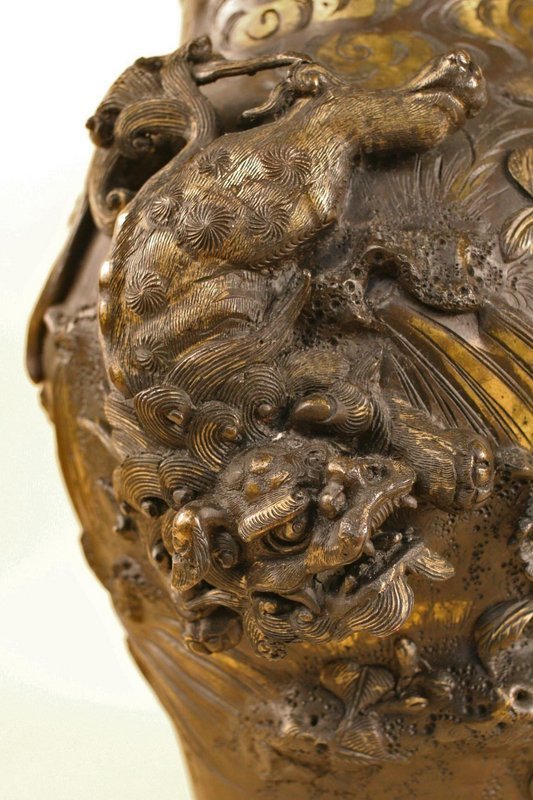 Extraordinary Japanese Antique Bronze Vessel,Edo Period