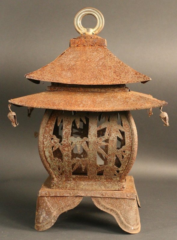 Very Rare Double Roofed Water Viewing Lantern