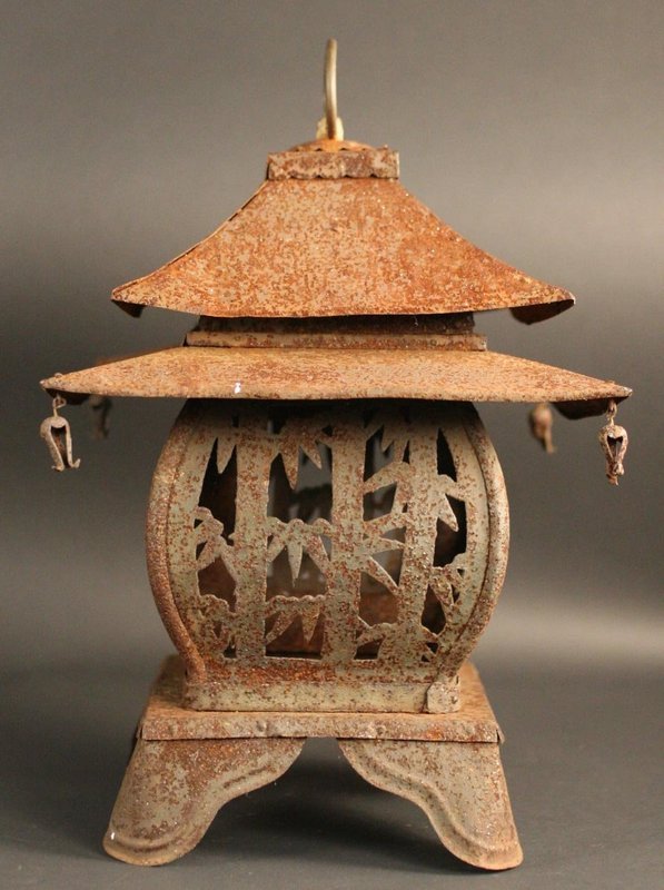 Very Rare Double Roofed Water Viewing Lantern