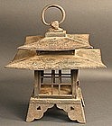 Very Rare Double Roofed Winter Viewing Lantern