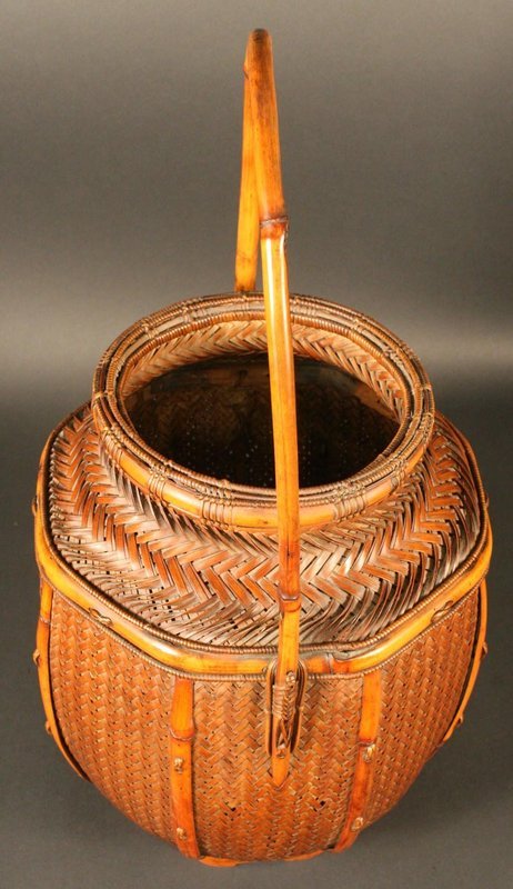 Museum Quality Japanese Basket by Kosuge Chikudo