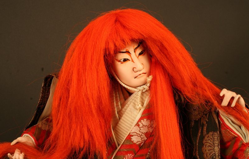 Isho Ningyo of Actor Danjuro IX as the Lion Dancer