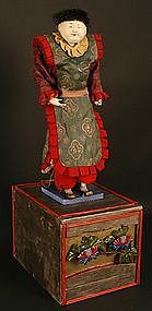 Very Rare 18th Century Karakuri Ningyo Mechanical Doll