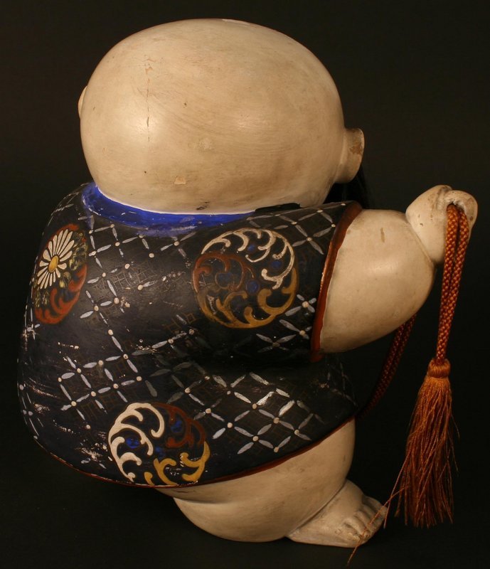 Gosho Ningyo Palace Doll Holding a Rope