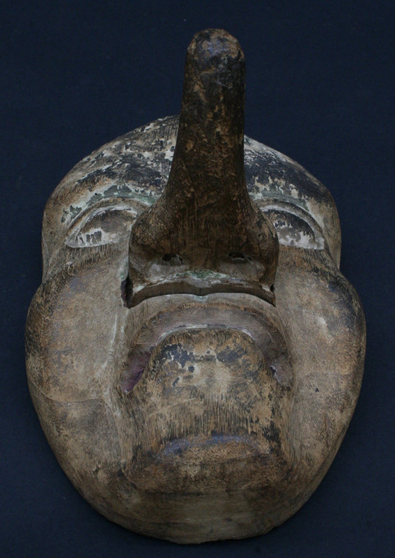 Edo Period Tengu Mask with Handle on Back