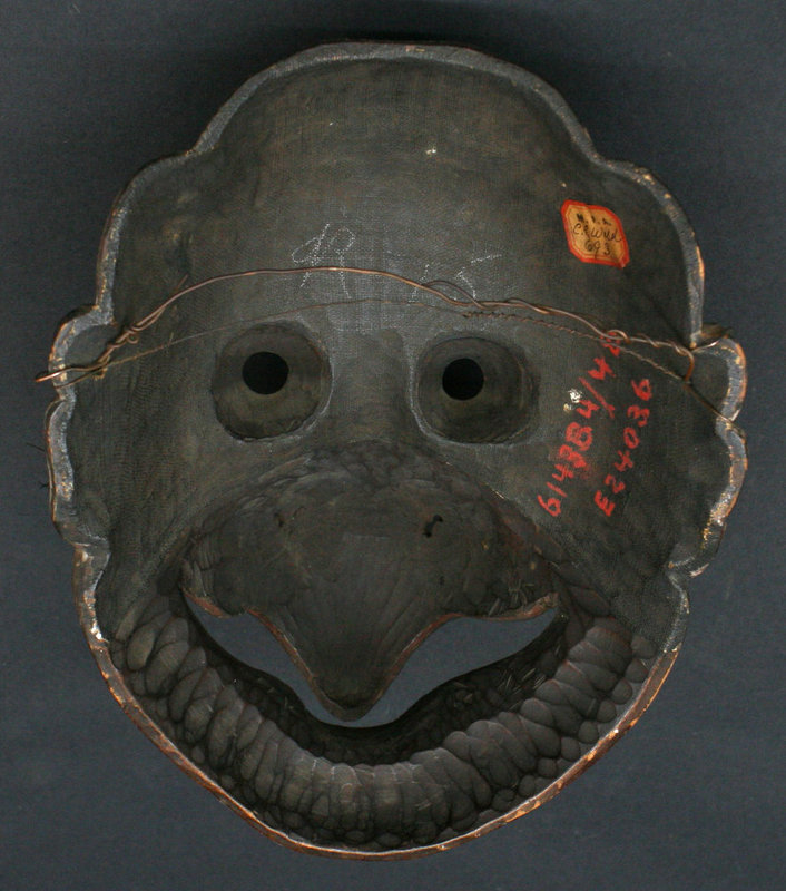 Edo Period Kyogen Theater Karura (Garuda) Mask