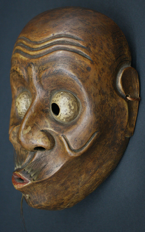 Very Fine and Rare Edo Period Usobuki Kyogen Mask