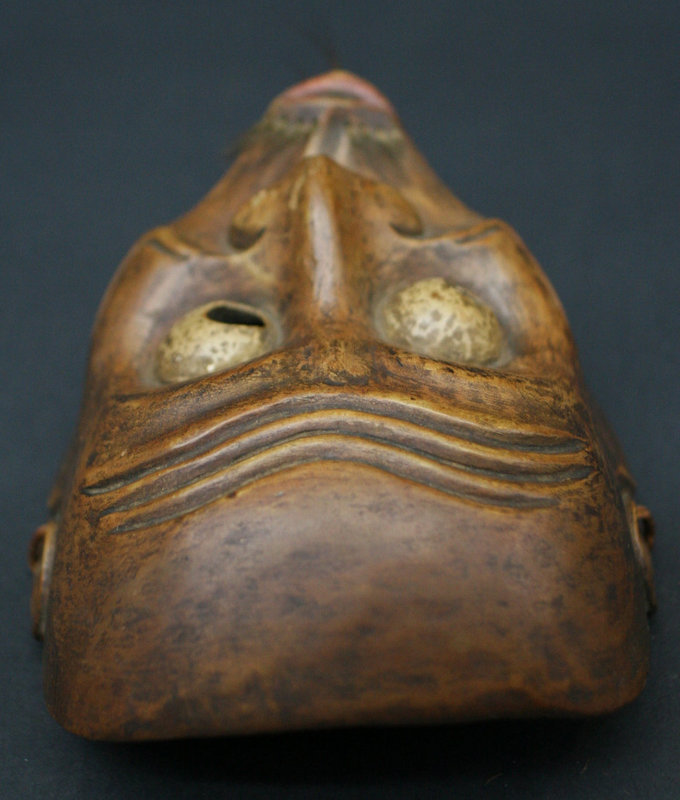 Very Fine and Rare Edo Period Usobuki Kyogen Mask