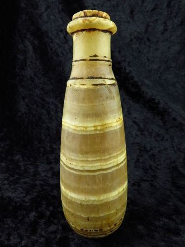 Ancient Egyptian Albast Ointment Bottle