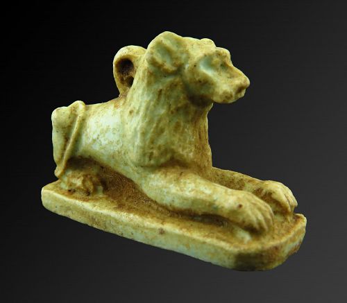 Ancient Egyptian Amulet of  a Lion (Sechmet)