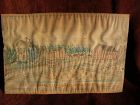American folk art Indiana drawing of early estate homestead