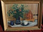 American vintage signed still life painting circa 1940's