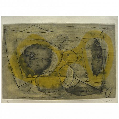 ROGER CHASTEL (1897-1981) pencil signed limited edition lithograph by School of Paris artist