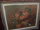 MARIUS SMITH (1868-1938) listed California art still life floral painting