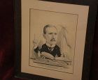 FRED MORGAN (1865-1932) Philadelphia artist political cartoon drawing