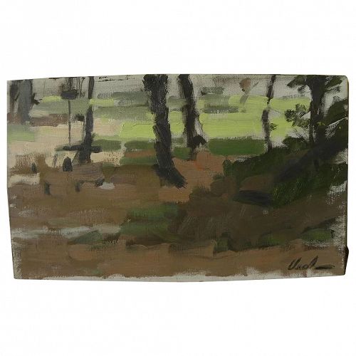 HAYWARD VEAL (1913-1968) Australian impressionist art landscape painting