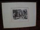 JOHN SLOAN (1871-1951) pencil signed limited edition etching "Man Monkey" with important provenance