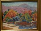RAY CUEVAS 1932-2020 California plein air painting San Gabriel Mtns