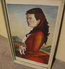 BUELL WHITEHEAD (1919-1993) Florida regionalist art pencil signed lithograph print