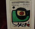 JOAN MIRO (1893-1983) lithograph print for 1978 Madrid contemporary art museum exhibition