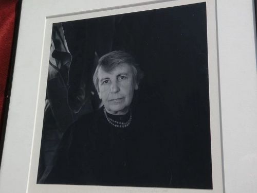 IMOGEN CUNNINGHAM (1883-1976) photograph pencil signed photo Anna Freud