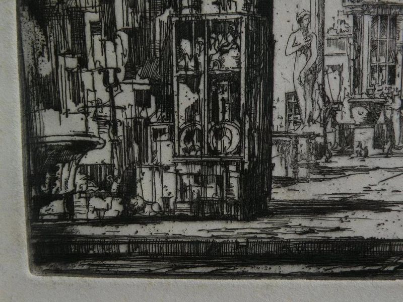 EARL HORTER (1881-1940) pencil signed original etching print by noted American artist