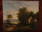 Possibly JOHN V. CORNELL 19th century American Hudson River style painting dated 1851