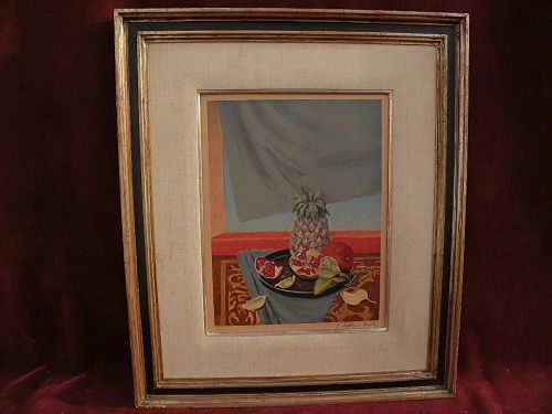ROGER CHAPELAIN-MIDY (1904-1992) French twentieth century art Ecole de Paris signed limited edition lithograph still life print
