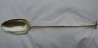 Antique silver spoon mid 18th century London by English silversmith JOHN LAMPFERT