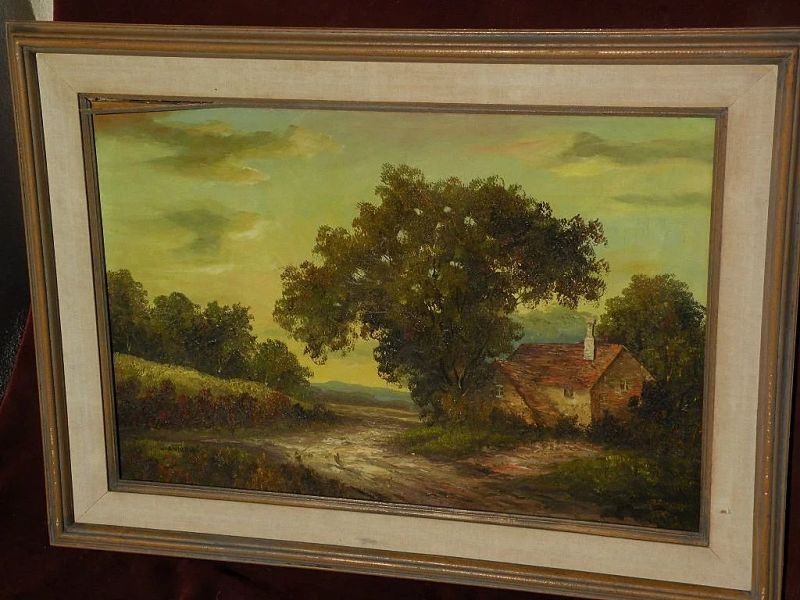 Large oil Painting signed popular by Cantrell