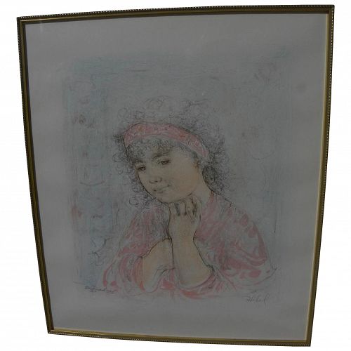 EDNA HIBEL (1917-2014) pencil signed limited edition print "Francesca" by the internationally known artist