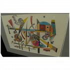 Hommage to Wassily Kandinsky abstract contemporary drawing of geometric shapes