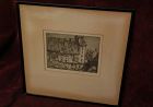 FRANK BRANGWYN (1867-1956) important British art pencil signed etching