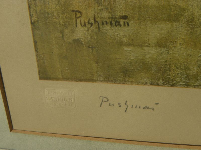 HOVSEP PUSHMAN (1877-1966) pencil signed still life print