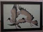 American Art Deco era painting seagulls in flight style of Jane Peterson or Stark Davis