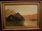 FRANK E. JAMIESON (1834-1899) Scottish art Highlands Loch landscape painting