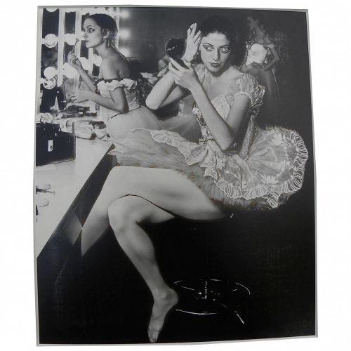 ALFRED EISENSTAEDT  (1898-1995) vintage photo of ballerinas in New York 1937