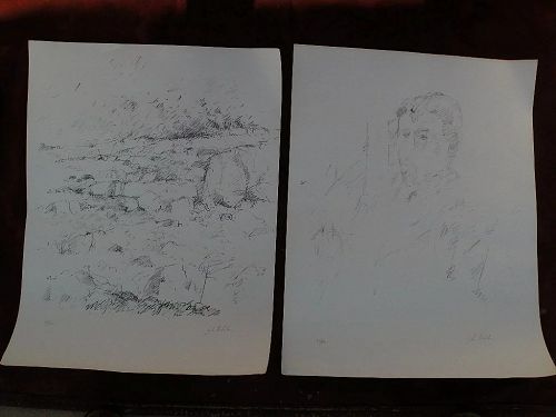 JOHN EDWARD HELIKER (1909-2000) **two** pencil signed limited edition lithographs by important American realist painter