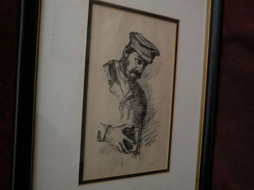 HERMANN STRUCK (1876-1944) pencil signed lithograph by well listed Jewish artist
