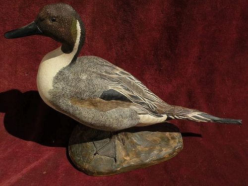 Hand painted limited edition wildfowl duck decoy signed MARK YOUNG