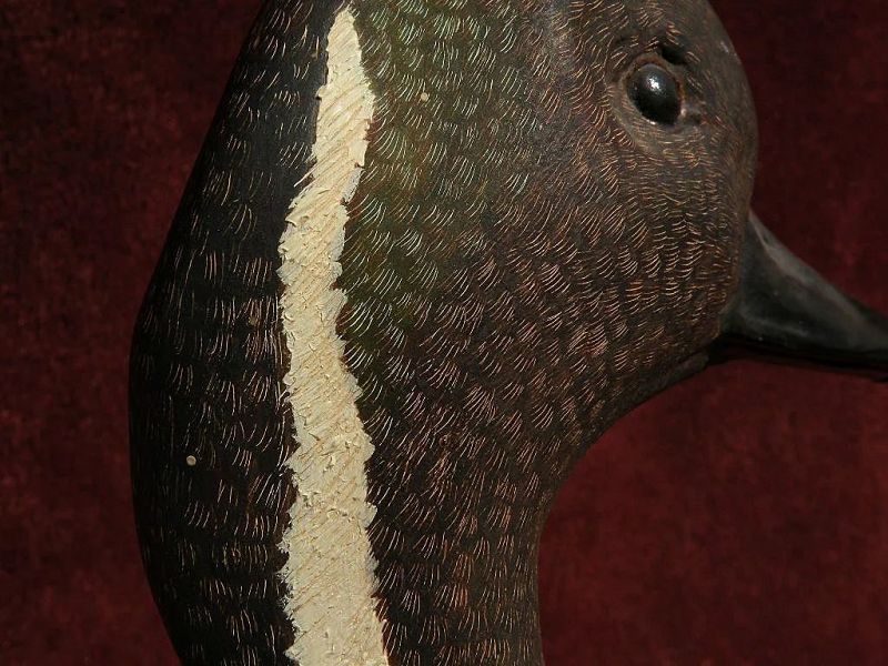 Hand painted limited edition wildfowl duck decoy signed MARK YOUNG