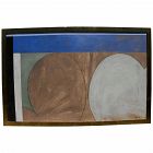 Abstract contemporary American painting signed WAHL 2001