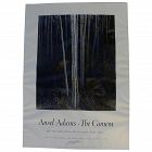 ANSEL ADAMS (1902-1984) hand signed black and white poster "Aspens, Northern New Mexico, 1958"