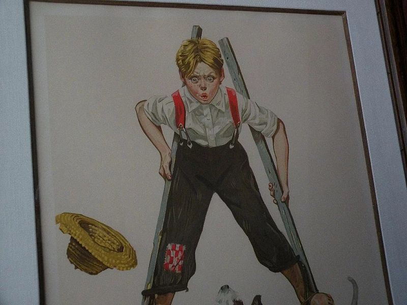 126: NORMAN ROCKWELL (1894-1978) PENCIL SIGNED PRINTS