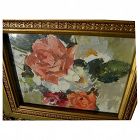 NAN GREACEN (1908-1999) impressionist oil painting of roses by National Acdemician artist