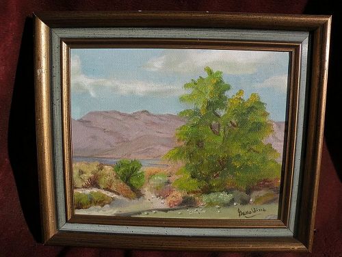 California plein air art desert landscape painting