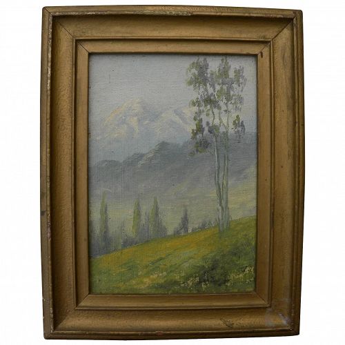 California art plein air Eucalyptus School landscape painting