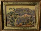 JOE WAANO-GANO (1906-1982) California plein air mountain landscape by noted artist of Native American heritage